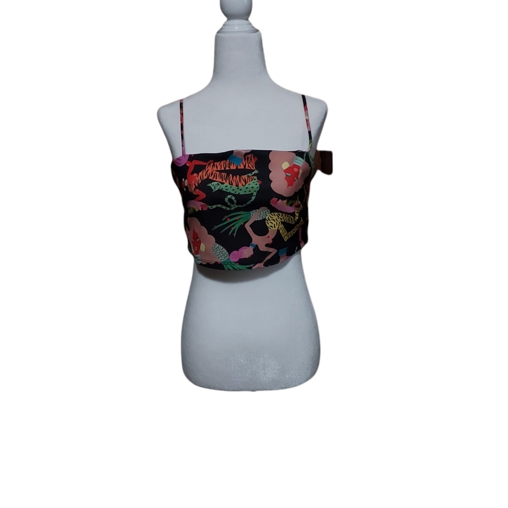 Zara Mirandamakaroff L Cropped Top Tank Woman In Art To Wear artist abst…